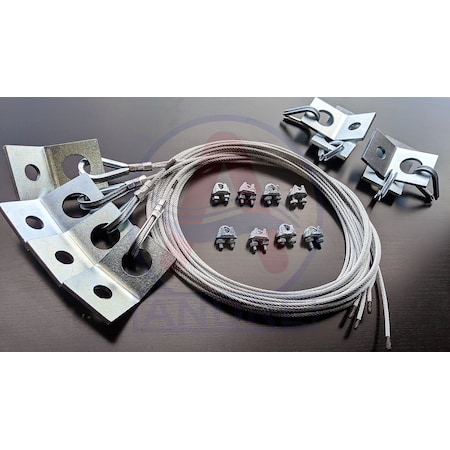 Andre SEISMIC CABLE KIT-1/8 MAX WORK LD610LB, 4PK SCK-18